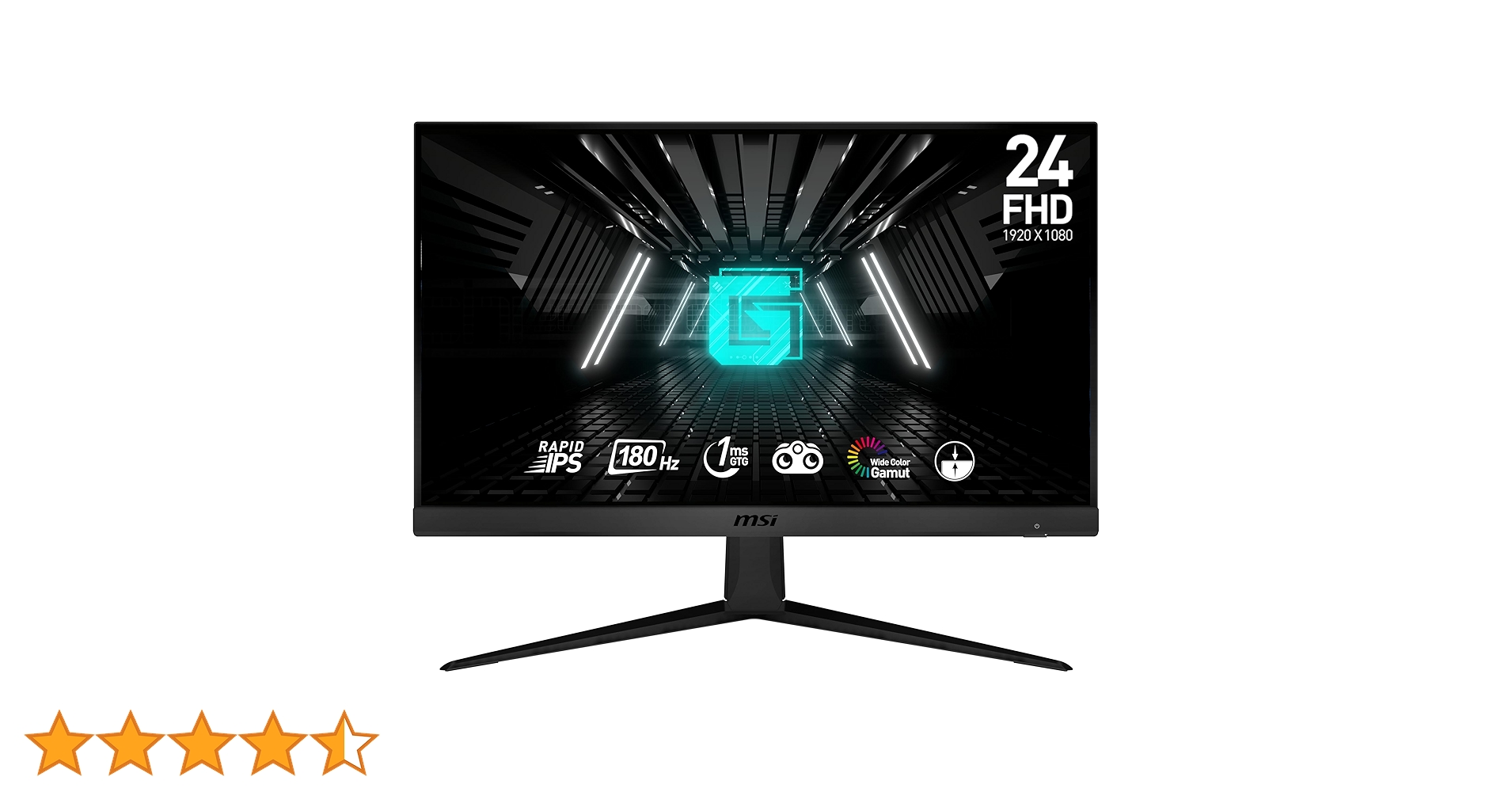 ★MSI(エムエスアイ) G2412F ゲーミングモニター 　 180Hz MSI、180Hzで駆動する23.8型ゲーミングモニター「G2412F